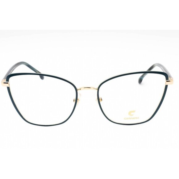 NEW CAT EYE CARRERA 3039 0VVP 00 WOMEN EYEGLASSES CARRERA BLUE GOLD EYEWEAR
